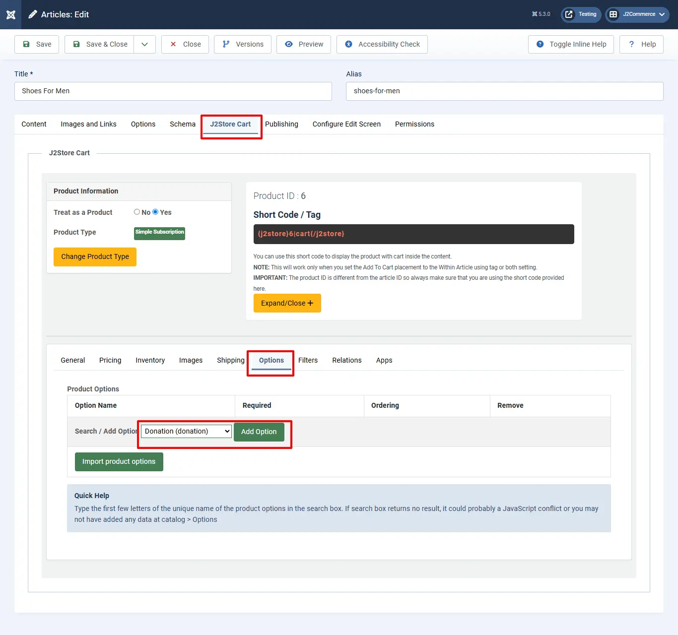 Donation as Option.