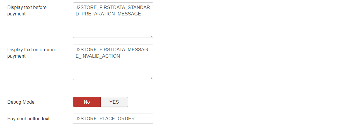 FirstData payment plugin Configuration-Image3