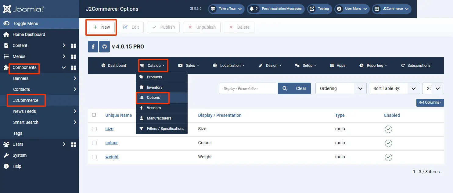subscription option