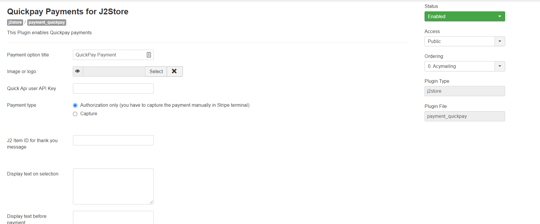 QuickPay Payment Plugin-Img1